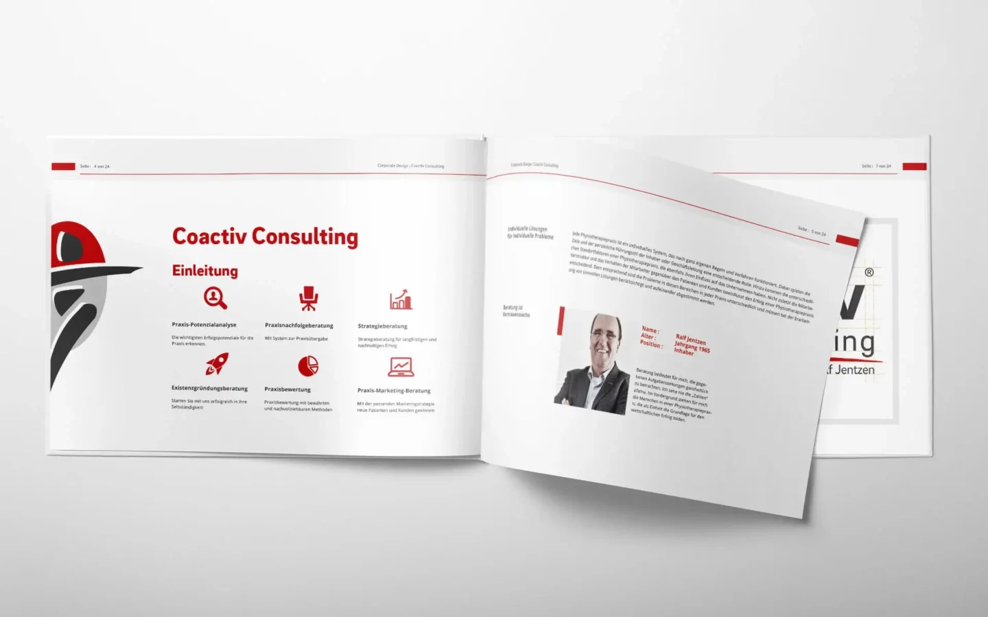 Zeitschriftdesign für Coactiv Consulting