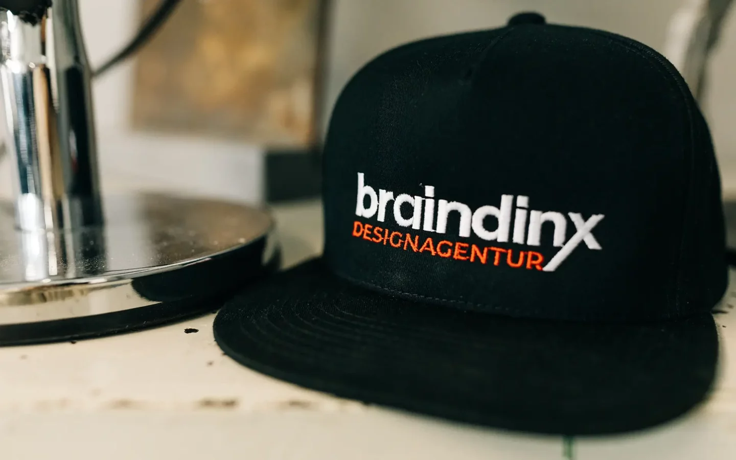 braindinx Cap mit Designlogo