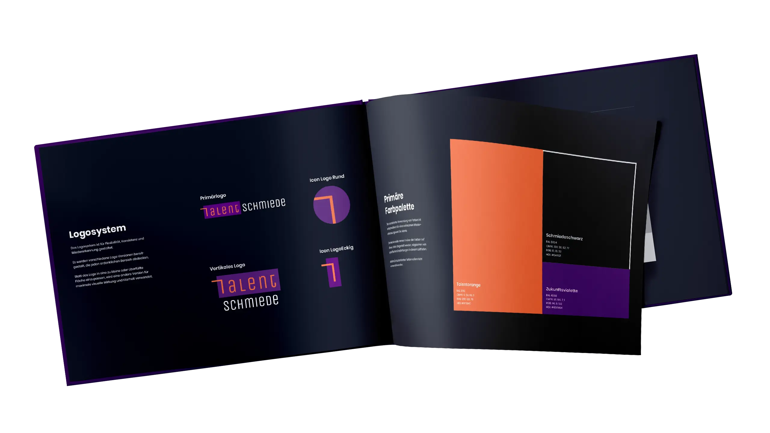 Corporate Design Talentschmiede / Logo und Farben